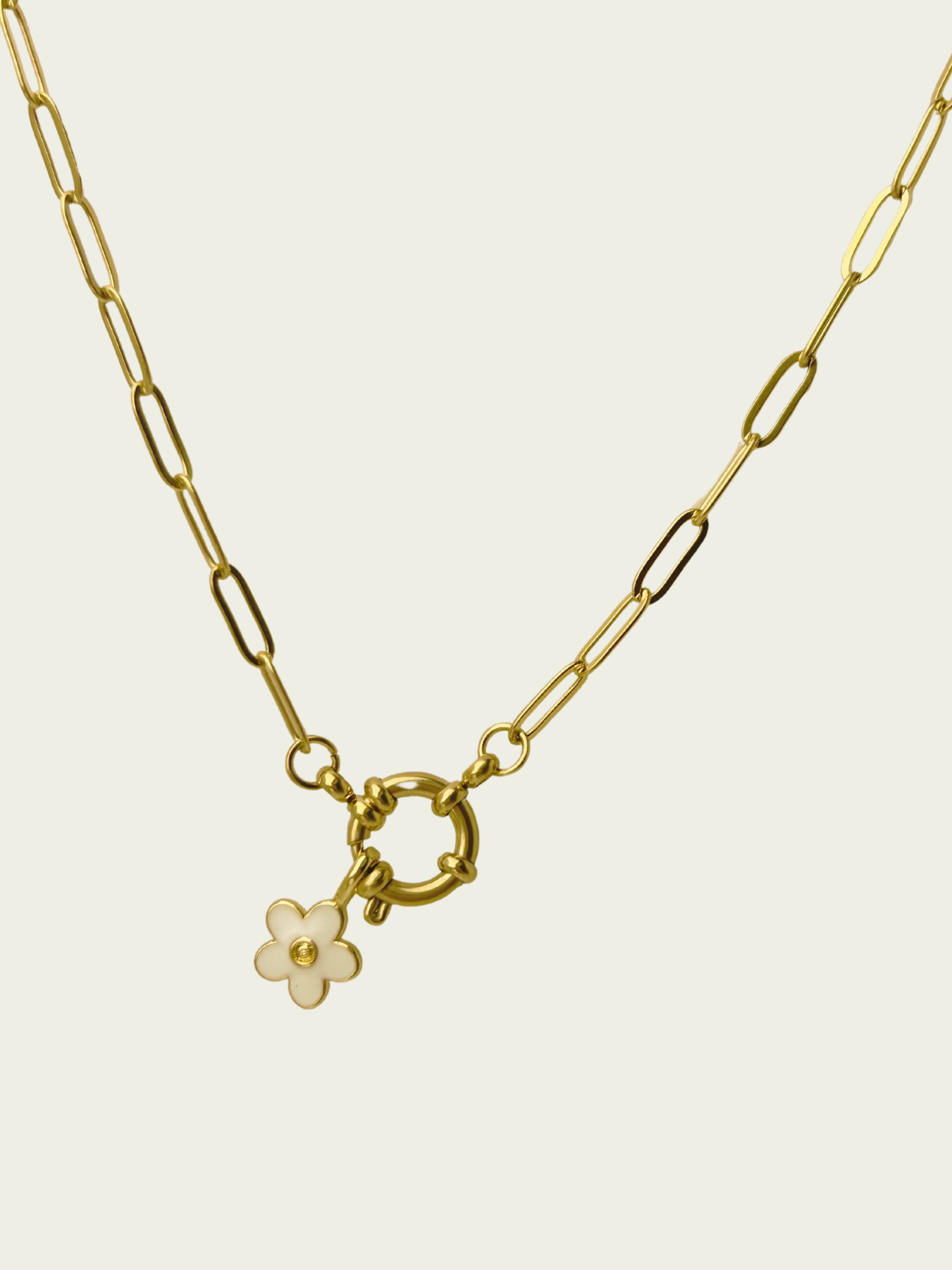 Paperclip Charm Necklace