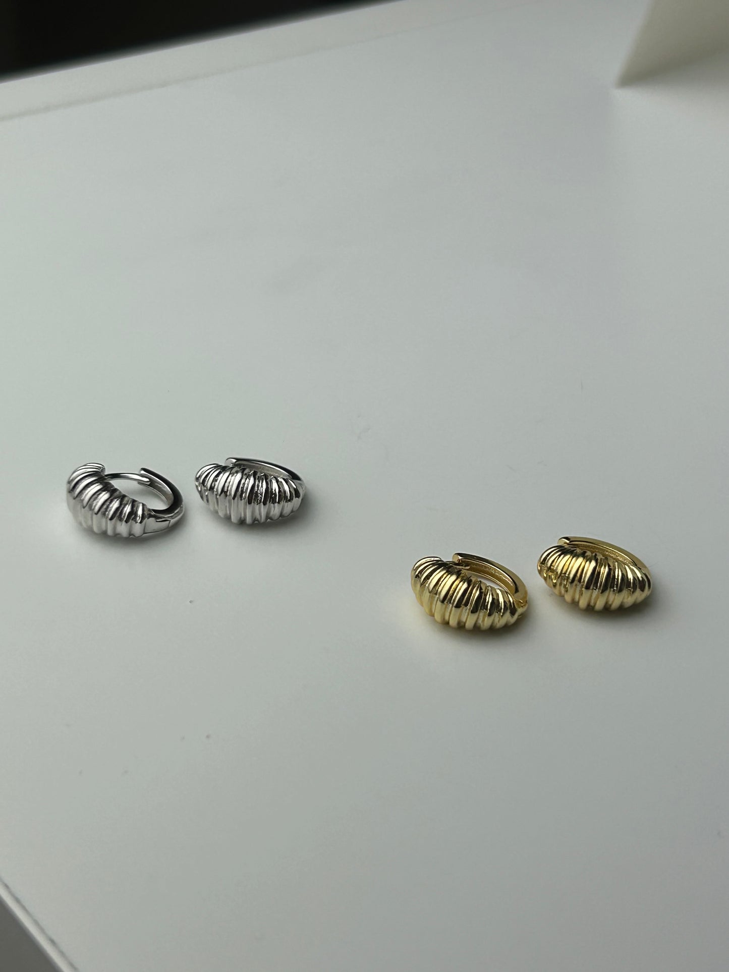 Gold Croissant Huggies