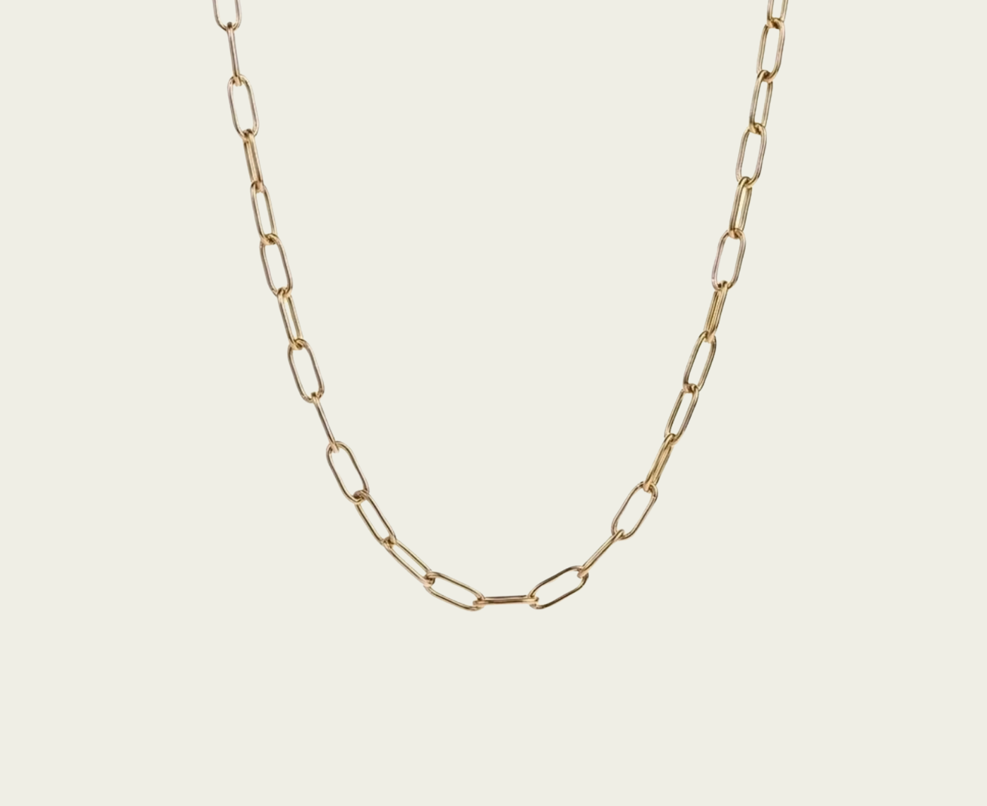 Paperclip Boyfriend Chain