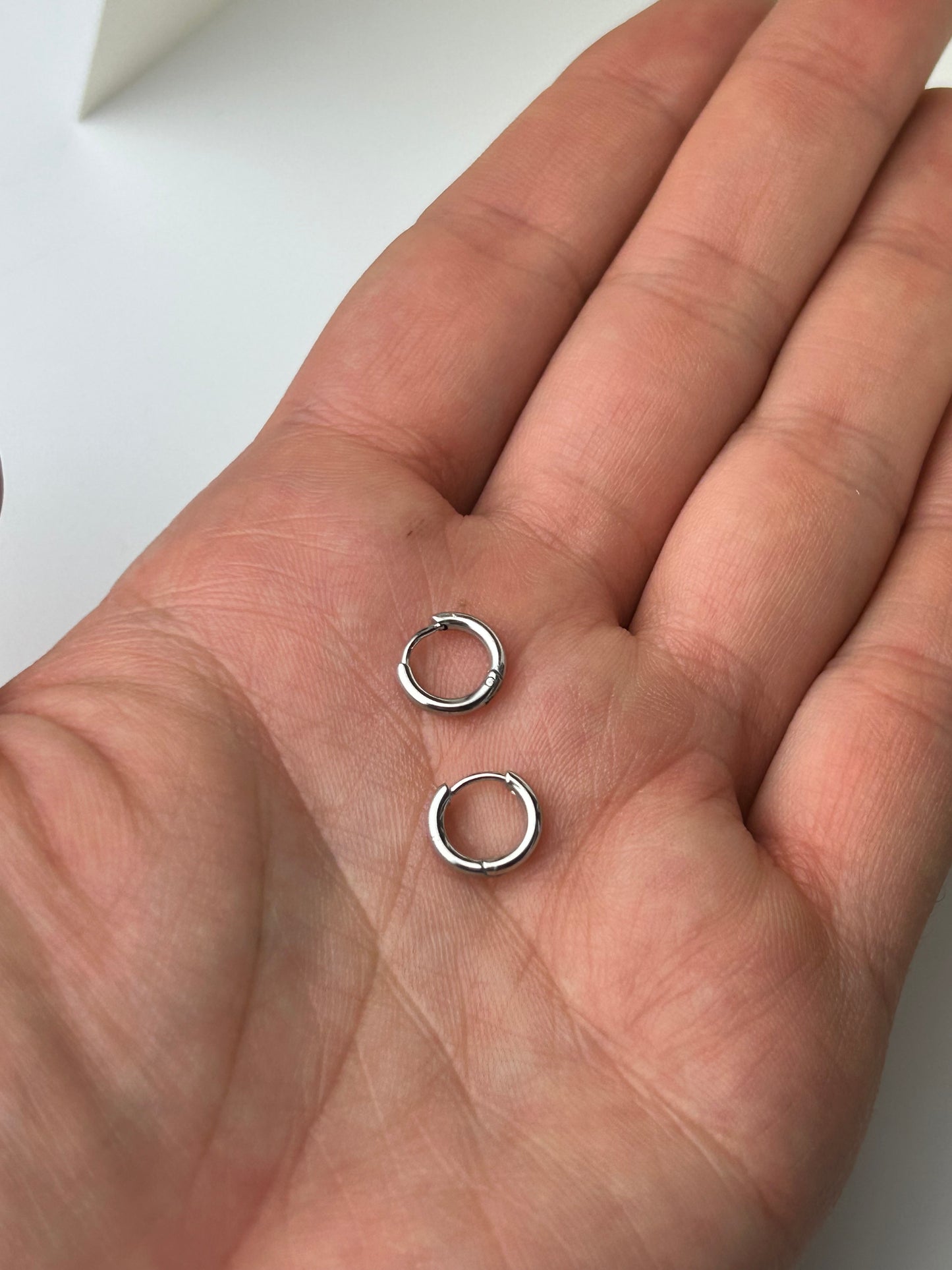 Silver Everyday Cartilage Hoops