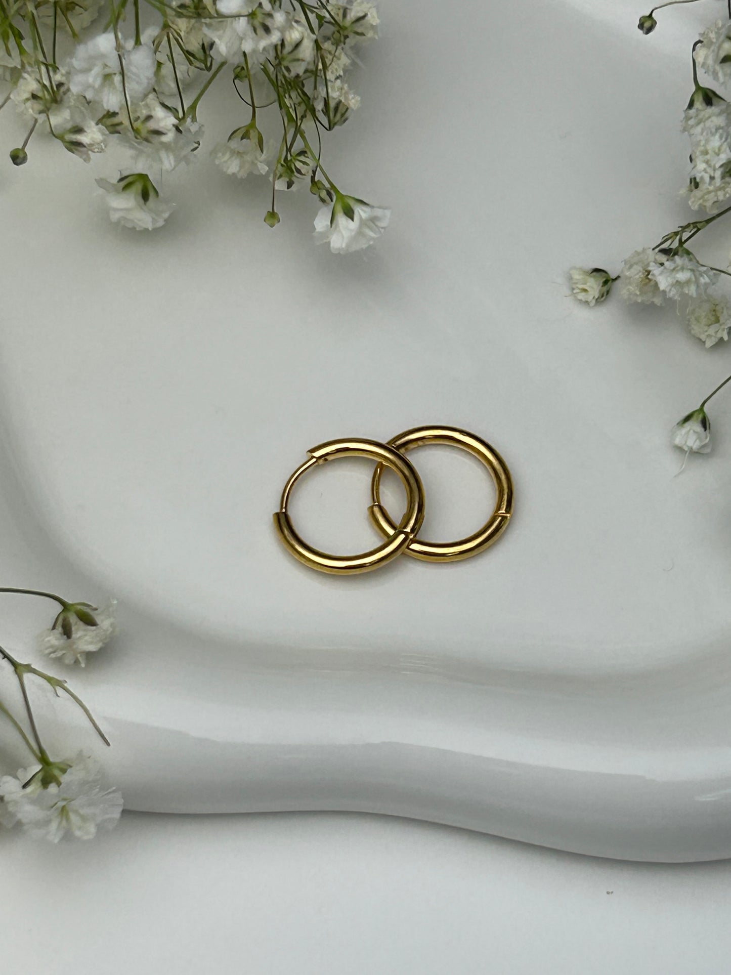 Gold Silvia Hoop 15mm