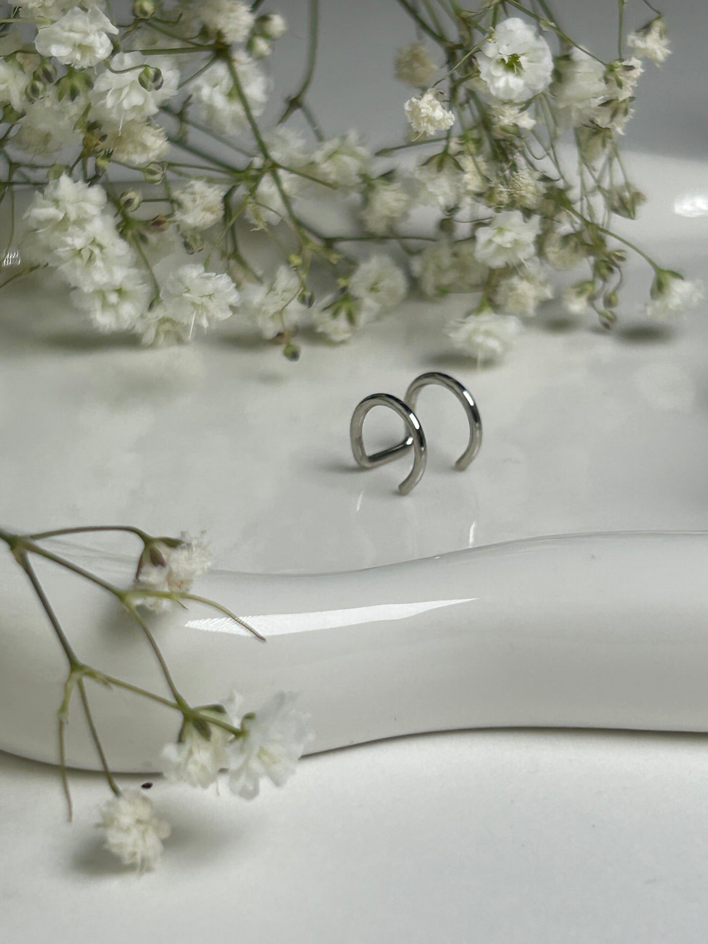 Silver Julia Ear Cuff